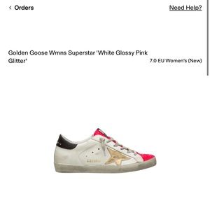 Golden Goose Superstar Glossy Pink women’s size 7